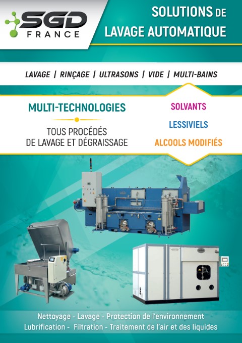 Catalogue Solutions de lavage automatique