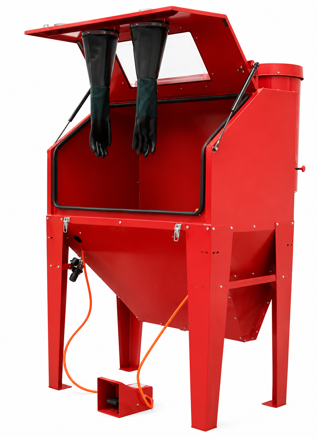CS212 – CABINE DE SABLAGE  PORFESSIONELLE 390 L AVEC DÉPOUSSIÉREUR INTÉGRÉ – Image 2