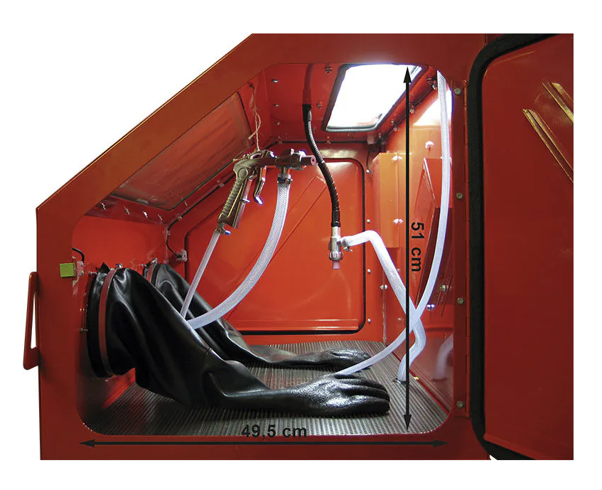 CS195 – CABINE DE SABLAGE  PROFESSIONNELLE 310 L AVEC DÉPOUSSIÉREUR INTÉGRÉ – Image 4