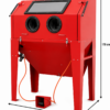 CS212 – CABINE DE SABLAGE  PORFESSIONELLE 390 L AVEC DÉPOUSSIÉREUR INTÉGRÉ - Thumbnail Image 3