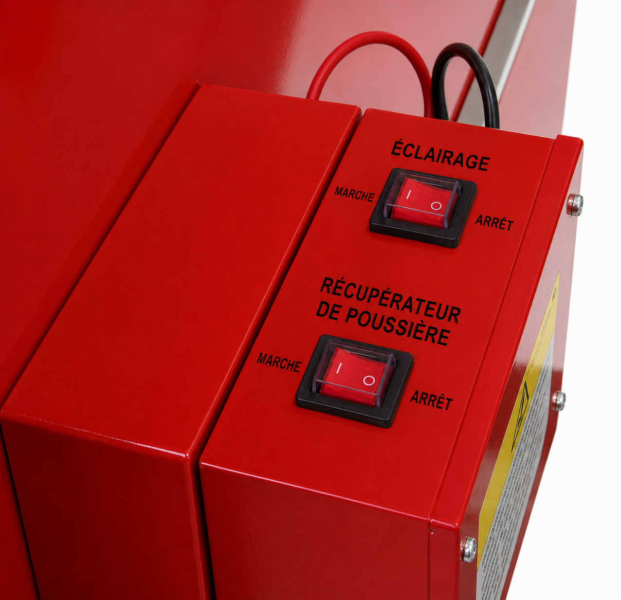 CS310 – CABINE DE SABLAGE PROFESSIONNELLE 900 L AVEC DÉPOUSSIÉREUR INTÉGRÉ – Image 4