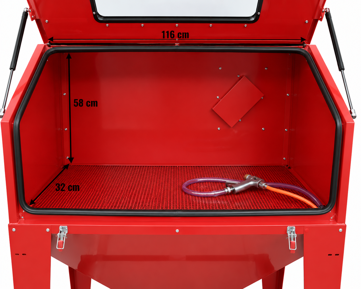 CS212 – CABINE DE SABLAGE  PORFESSIONELLE 390 L AVEC DÉPOUSSIÉREUR INTÉGRÉ – Image 5