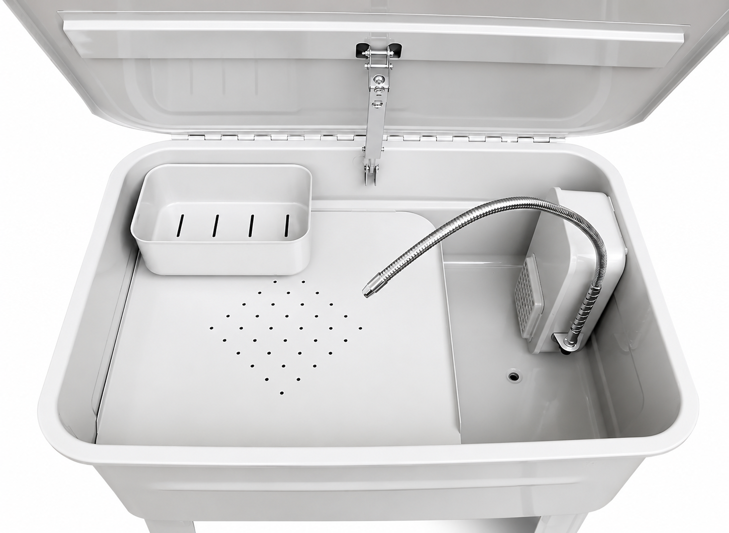 S2 - FONTAINE DE NETTOYAGE 45 LITRES À FROID POUR SOLVANTS ET LESSIVIELS – Image 2