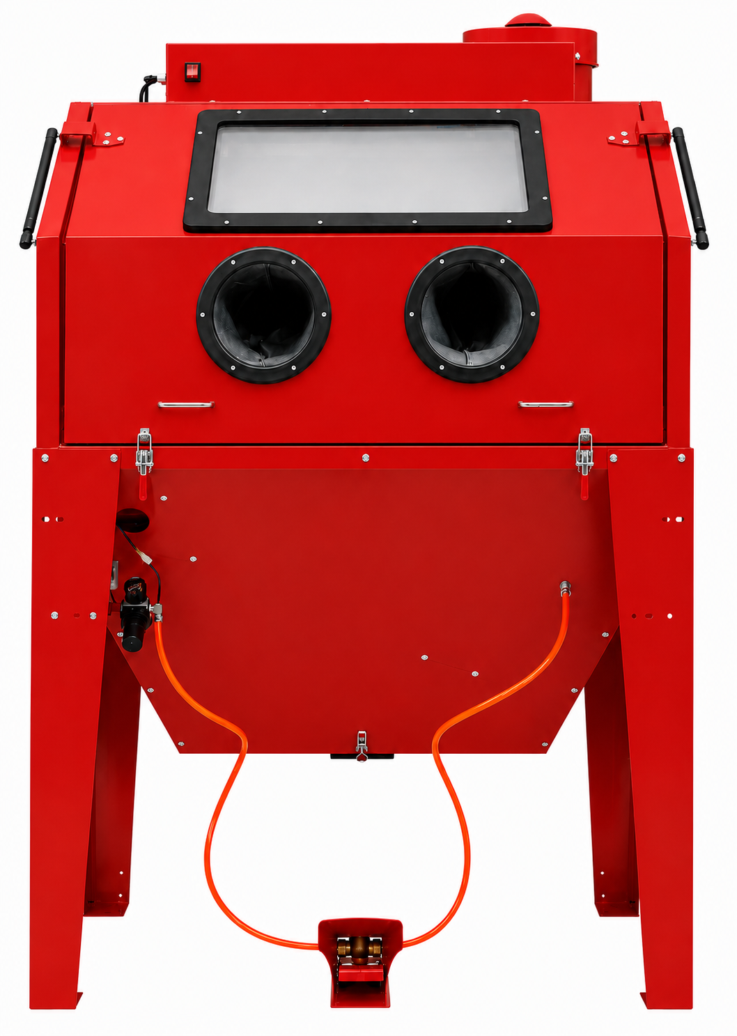 CS212 – CABINE DE SABLAGE  PORFESSIONELLE 390 L AVEC DÉPOUSSIÉREUR INTÉGRÉ – Image 1
